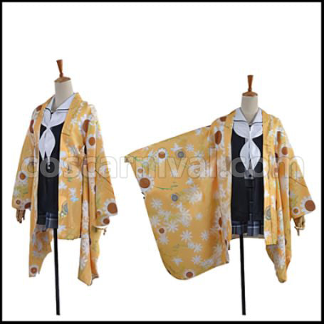 Hanayamata Machi Tokiwa Yosakoi Dance Haori Cosplay Costume coscarnival - Back View