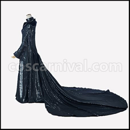 Maleficent Evil Fairy Sleeping Beauty Maleficent Cosplay Costume coscarnival - Back View