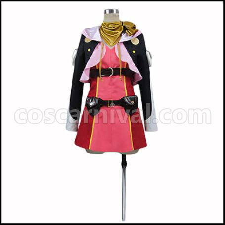 TALES OF ZESTIRIA Rose Cosplay Costume coscarnival - Front View