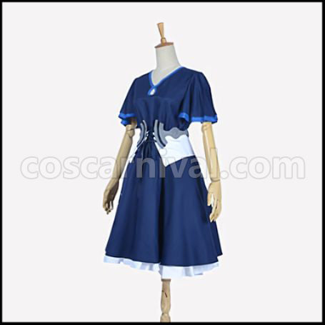 Black Bullet Hiruko Kohina Cosplay Costume coscarnival - Back View