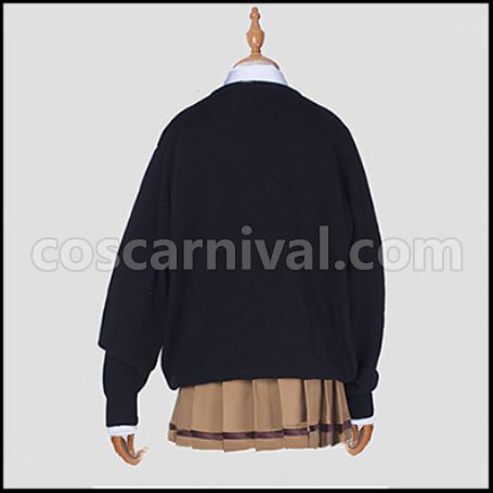 One Week Friends Kaori Fujimiya Cosplay Costume coscarnival - Back View