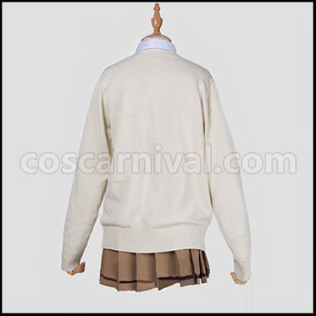 One Week Friends Saki Yamagishi Cosplay Costume coscarnival - Back View
