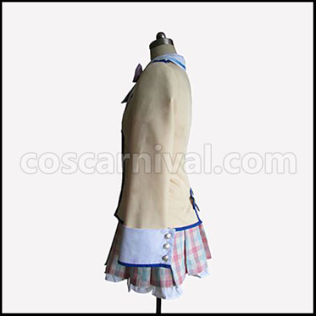 If Her Flag Breaks Akane Mahougasawa Uniform Cosplay Costume coscarnival - Back View