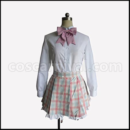 If Her Flag Breaks Akane Mahougasawa Uniform Cosplay Costume coscarnival - Detail Close-up