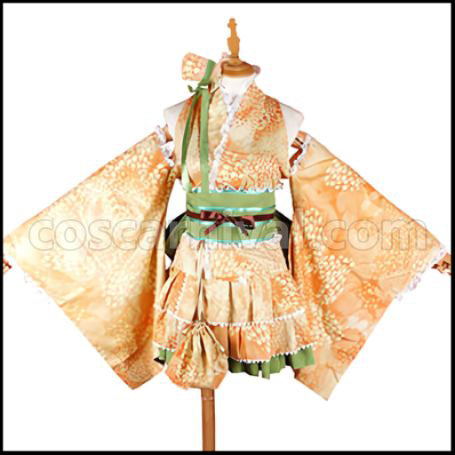 Love Live! UR Yukata Edition After Awakening Kotori Minami Cosplay Costume coscarnival - Front View