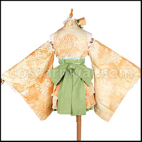 Love Live! UR Yukata Edition After Awakening Kotori Minami Cosplay Costume coscarnival - Side Profile