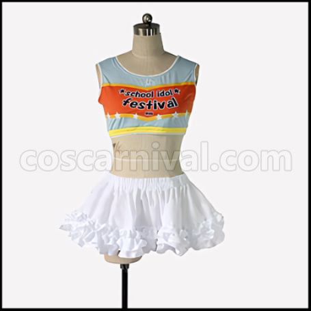 Love Live! School Idol Festival Paradise Live Rin Hoshizora Cosplay Costume coscarnival - Front View