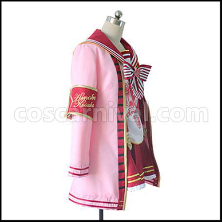 Love Live! Valentine's Edition SR Post-Awakening Honoka Kosaka Cosplay Costume coscarnival - Back View