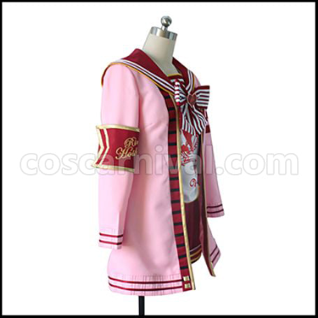 Love Live! Valentine's Edition SR Post-Awakening Rin Hoshizora Cosplay Costume coscarnival - Back View