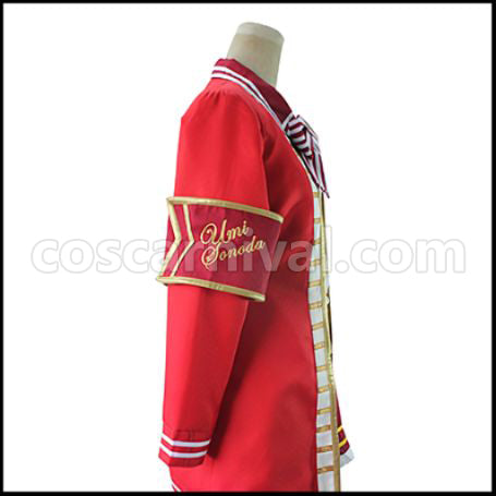 Love Live! Valentine's Edition SR Post-Awakening Umi Sonoda Cosplay Costume coscarnival - Material Texture