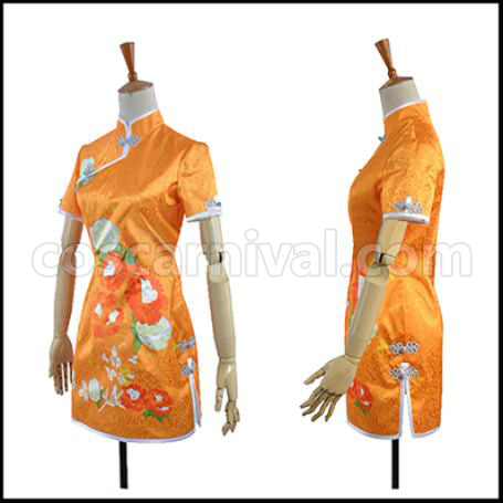 Love Live! SR August China Dress Edition Honoka Kosaka Cosplay Costume coscarnival - Back View