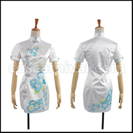 Love Live! UR August China Dress Edition Kotori Minami Before Awakening Cosplay Costume coscarnival - Front View