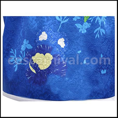 Love Live! SR August China Dress Edition Umi Sonoda Cosplay Costume coscarnival - Detail Close-up