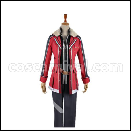 The Legend of Heroes: Trails of Cold Steel II Thors Military Academy Class VII Rean Schwarzer Cosplay Costume coscarnival - Front View