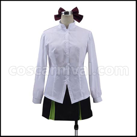 Seraph of the End Shinoa Hiiragi Cosplay Costume Ver2 coscarnival - Side Profile