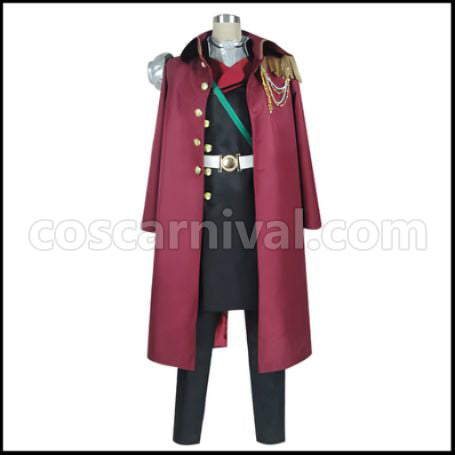 Seraph of the End Tenri Hiiragi Cosplay Costume coscarnival - Front View