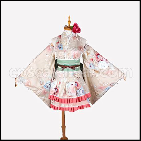 Love Live! Hanayo Koizumi Summer Festival Cosplay Costume coscarnival - Front View