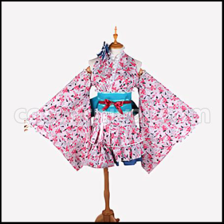 Love Live! Honoka Kosaka Summer Festival Cosplay Costume coscarnival - Front View