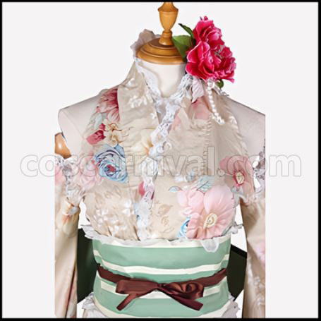 Love Live! Hanayo Koizumi Summer Festival Cosplay Costume coscarnival - Detail Close-up
