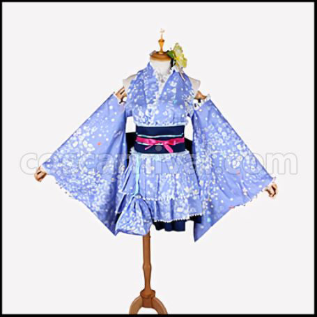 Love Live! Umi Sonoda Summer Festival Cosplay Costume coscarnival - Front View