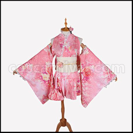 Love Live! Nico Yazawa Summer Festival Cosplay Costume coscarnival - Front View