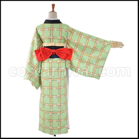 Love Live! School Idol Festival Seven Lucky Gods Edition Goddess of Happiness SR Pre-Awakening Hanayo Koizumi Cosplay Costume coscarnival - Back View