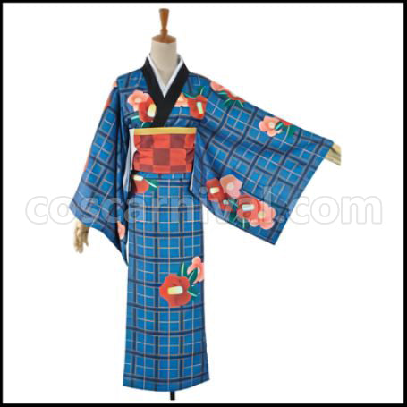 Love Live! School Idol Festival Seven Lucky Gods Edition Love-Struck Celestial Maiden UR Pre-Awakening Eri Ayase Cosplay Costume coscarnival - Front View