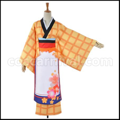 Love Live! School Idol Festival Seven Lucky Gods Edition Jurojin SR Pre-Awakening Rin Hoshizora Cosplay Costume coscarnival - Front View