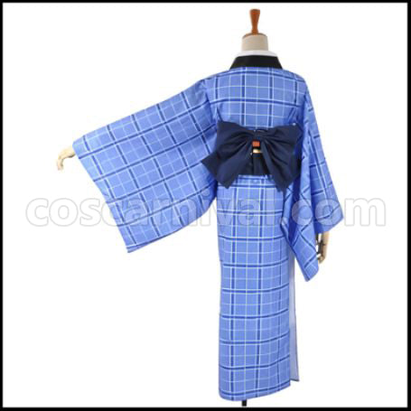 Love Live! School Idol Festival Seven Lucky Gods Edition Leave it to Me in Contests! SR Pre-Awakening Umi Sonoda Cosplay Costume coscarnival - Back View