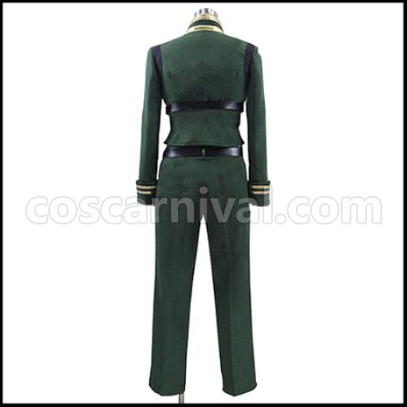 Anti-Magic Academy: The 35th Test Platoon Takeru Kusanagi Cosplay Costume Coscarnival - Back View