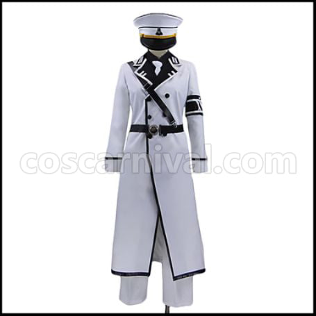 Aoharu x Machinegun Fujimoto Takatora Cosplay Costume coscarnival - Front View