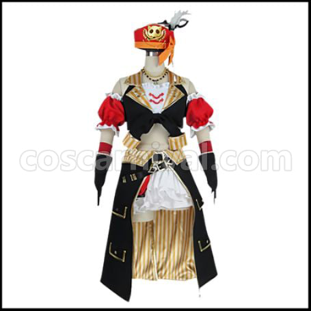 Love Live! Honoka Kosaka Pirates Edition ¦Ì's Pirate Story Awakened Cosplay Costume coscarnival - Front View