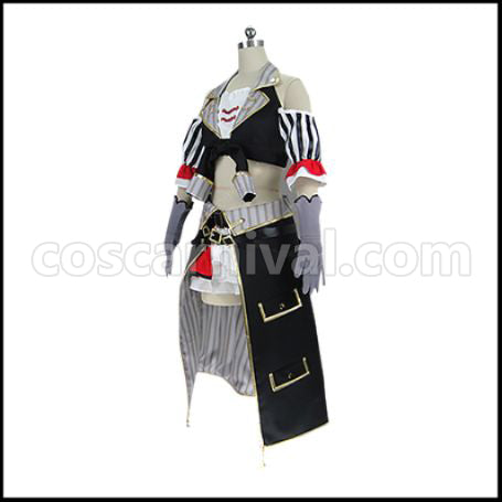 Love Live! Kotori Minami Pirates Edition ¦Ì's Pirate Story Awakened Cosplay Costume coscarnival - Back View