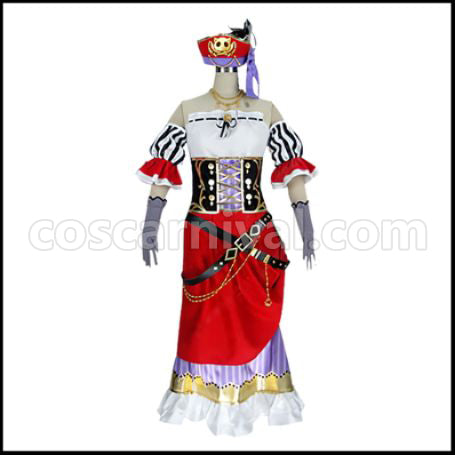 Love Live! Nozomi Tojo Pirates Edition ¦Ì's Pirate Story Awakened Cosplay Costume coscarnival - Front View