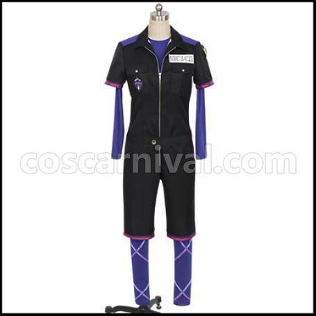 Twisted Wonderland Pomefiore Dormitory Vil Schoenheit Gym Clothes Cosplay Costume coscarnival - Front View