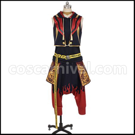 Twisted Wonderland Scarabia Dormitory Jamil Viper Cosplay Costume coscarnival - Material Texture