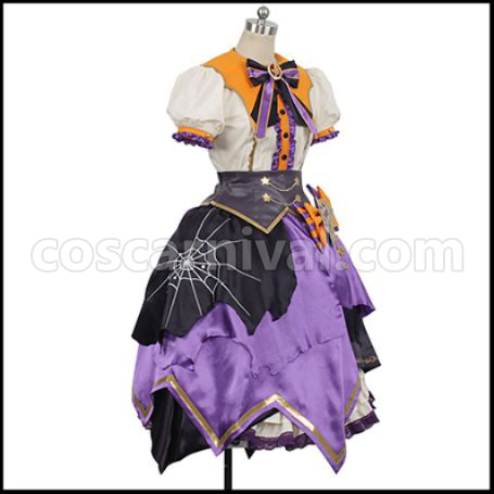 Uma Musume Pretty Derby Rice Shower Make up in Halloween Cosplay Costume coscarnival - Back View