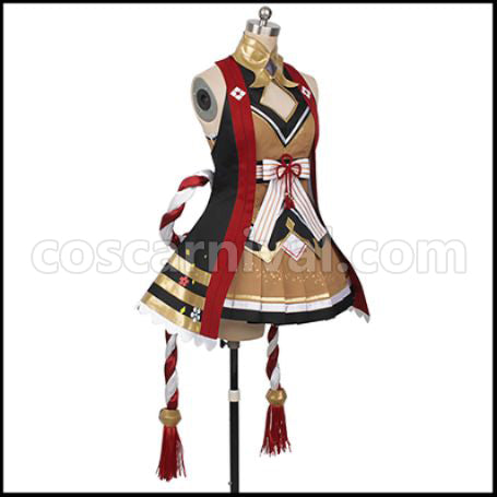Uma Musume Pretty Derby Kitasan Black Cosplay Costume coscarnival - Back View