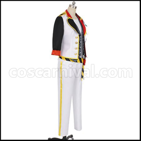 Twisted Wonderland Heartslabyul Dormitory Trey Clover Cosplay Costume coscarnival - Color and Pattern