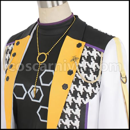 Ensemble Stars! Crazy:B Kohaku Oukawa Cosplay Costume coscarnival - Collar Design