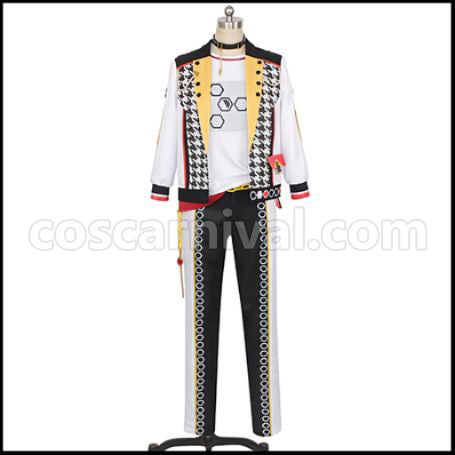 Ensemble Stars! Crazy:B Niki Shiina Cosplay Costume coscarnival - Front View