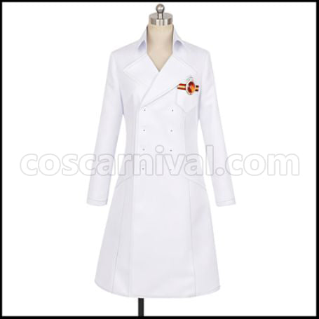 Twisted Wonderland Diasomnia Dormitory Kalim Al-Asim Lab Coat Cosplay Costume coscarnival - Front View