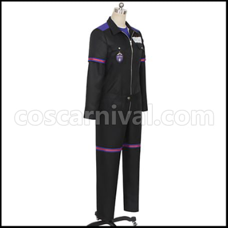 Twisted Wonderland Gym Clothes Pomefiore Dorm Rook Hunt Cosplay Costume coscarnival - Back View