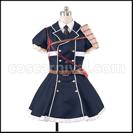 Touken Ranbu Tanto Swordsman Midaretoshiro Cosplay Costume coscarnival - Front View