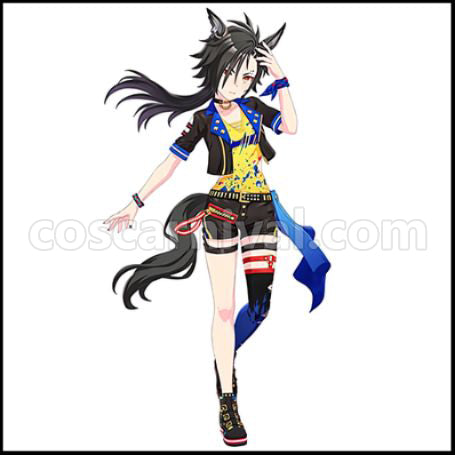 Uma Musume Pretty Derby Air Shakur Cosplay Costume coscarnival - Front View