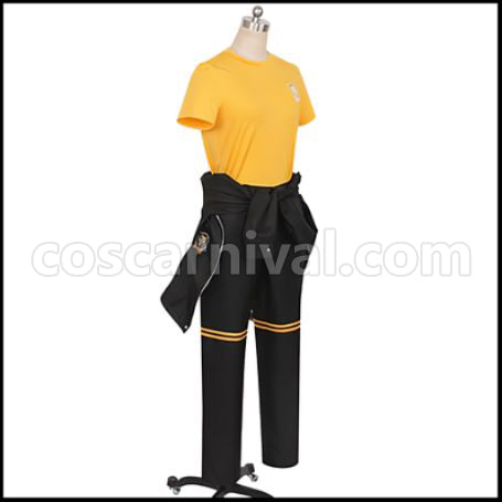 Twisted Wonderland Savanaclaw Dormitory Leona Kingscholar Gym Clothes Cosplay Costume coscarnival - Back View