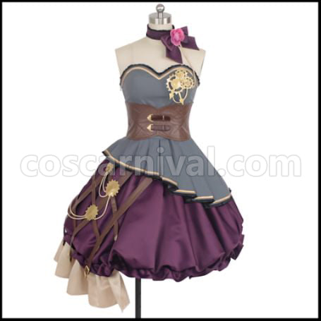 THE IDOLMASTER Shiny Colors L'Antica Kiriko Yukoku Cosplay Costume coscarnival - Front View
