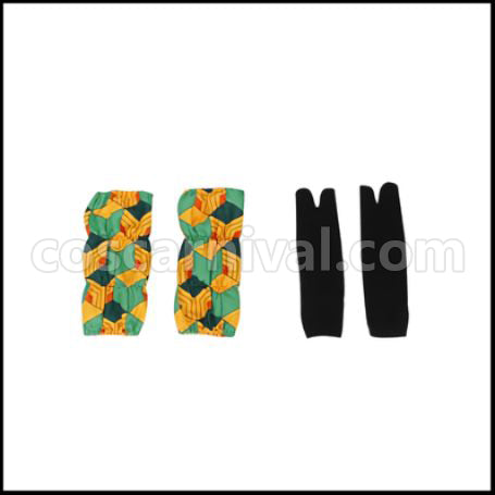 Demon Slayer: Kimetsu no Yaiba Sabito Cosplay Costume coscarnival - Material Texture