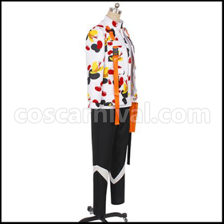 Twisted Wonderland Beans Camo Kate Diamond Cosplay Costume coscarnival - Back View