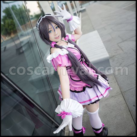 Love Live! 2nd Season Episodes 12/13 Insert Songs KiRa-KiRa Sensation!/Happy maker! Nozomi Tojo Cosplay Costume coscarnival - Back View